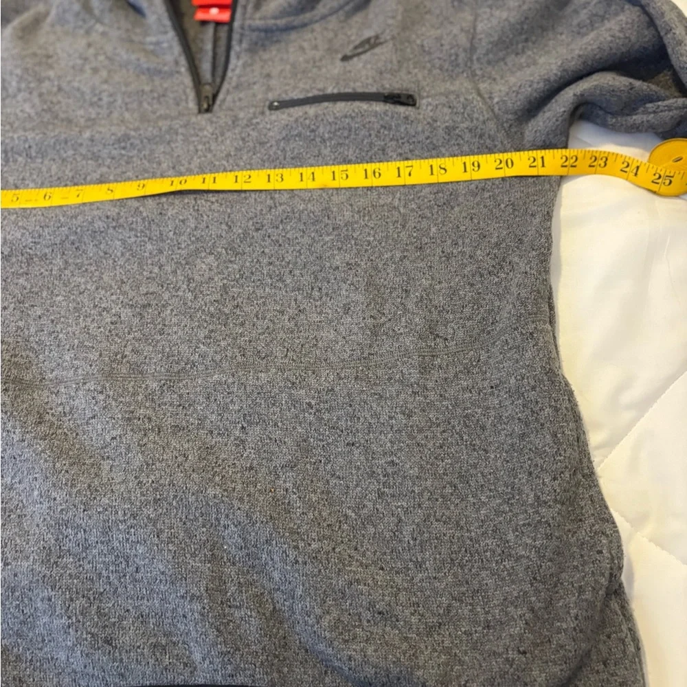 Nike Heather Gray Zip-Up Women’s Hoodie - Picture 4 of 5
